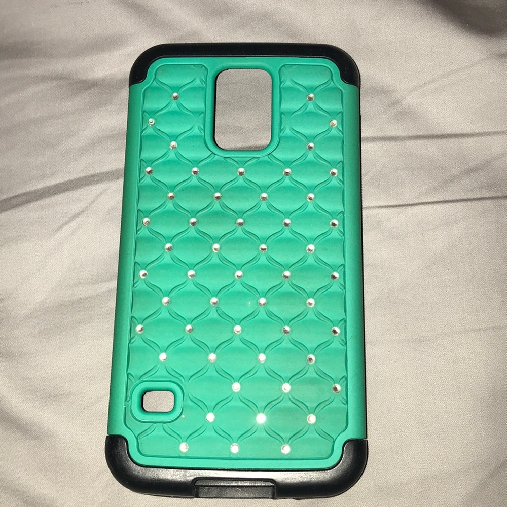 Teal Samsung phone case
